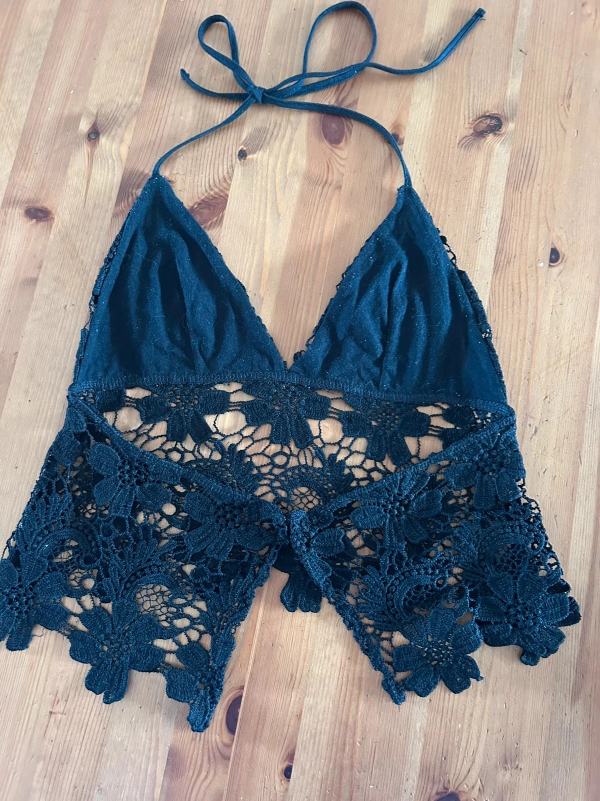 Black Lace Top – Backless – photo 2